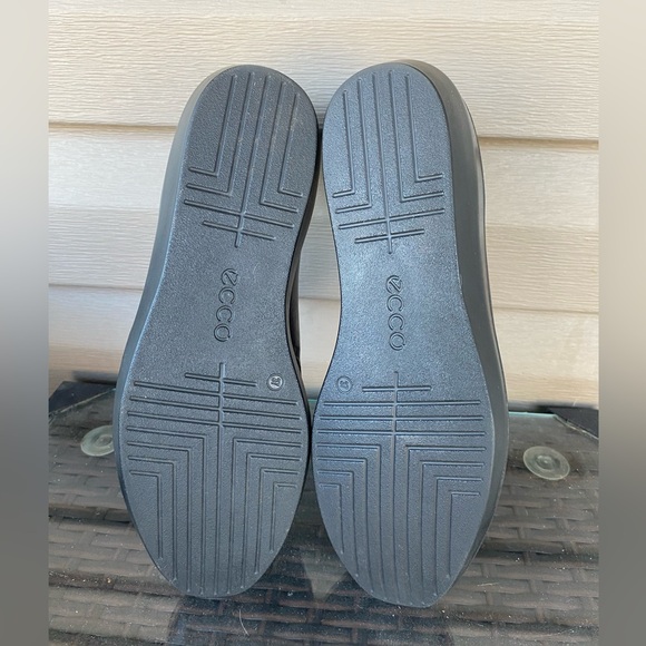 Ecco Incise Urban Slip-On Black Leather/Fabric EU Size 37 - Picture 7 of 8